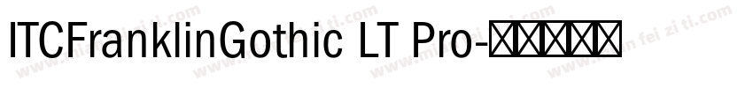 ITCFranklinGothic LT Pro字体转换